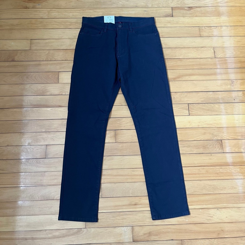 English Laundry Mens 30x32 5-Pocket Twill Pants Grey Shadow 1666950 NEW